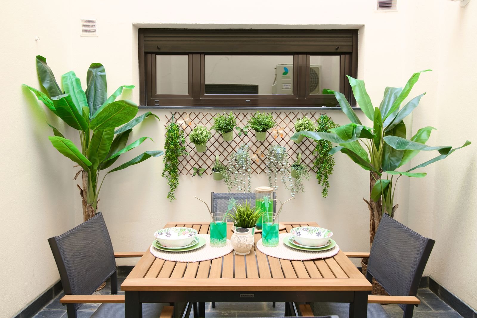 Patio privado - Apartamento Rector Cobos